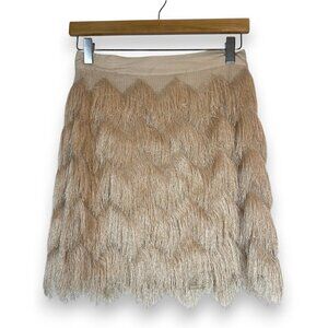 Ella Moss Fringe Mini Skirt Size 2 Flapper